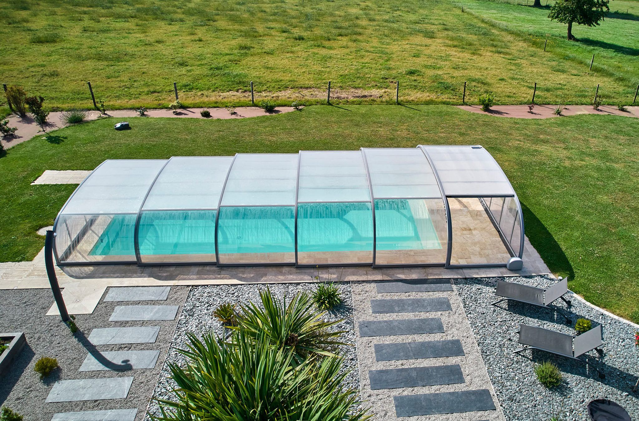 Abri pour piscine - Bonheur Piscines