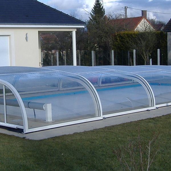 Abri bas pour piscine - Bonheur Piscines
