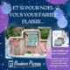 Post Instagram Jeu concours noël paillettes bleu - 1
