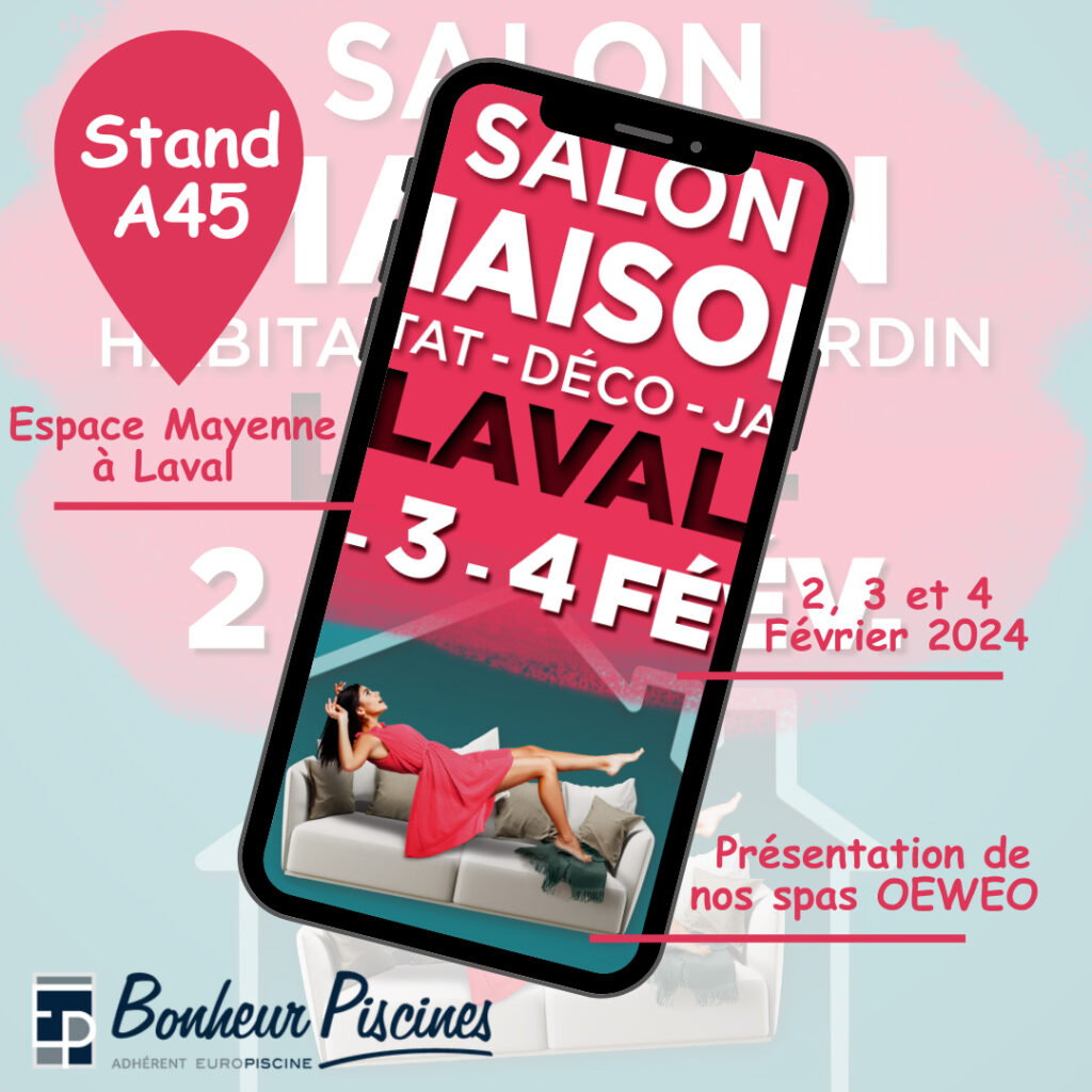 Invitation au Salon Maison, Habitat, Déco & Jardin de Laval