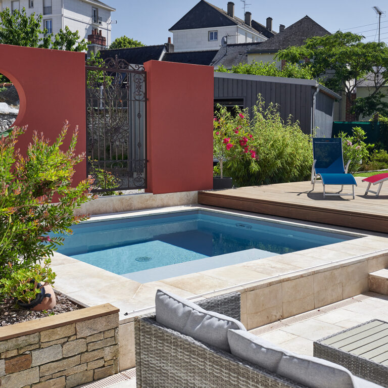 Terrasse piscine mobile