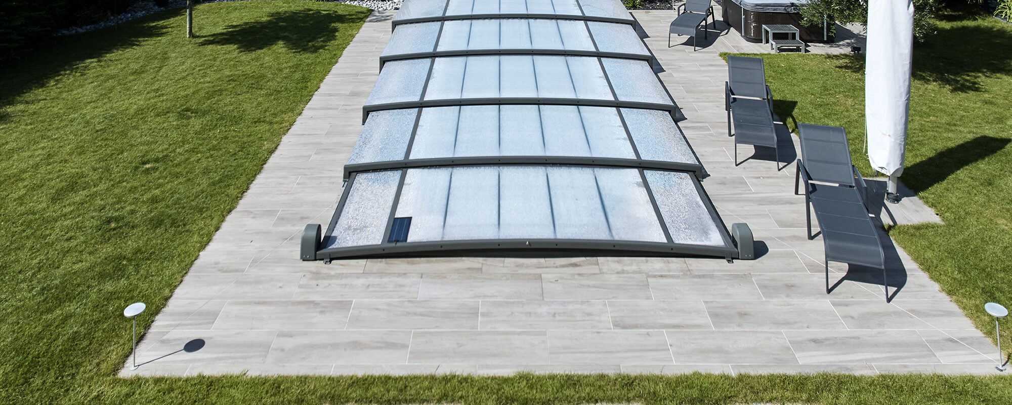 Abri piscine coulissant sur mesure