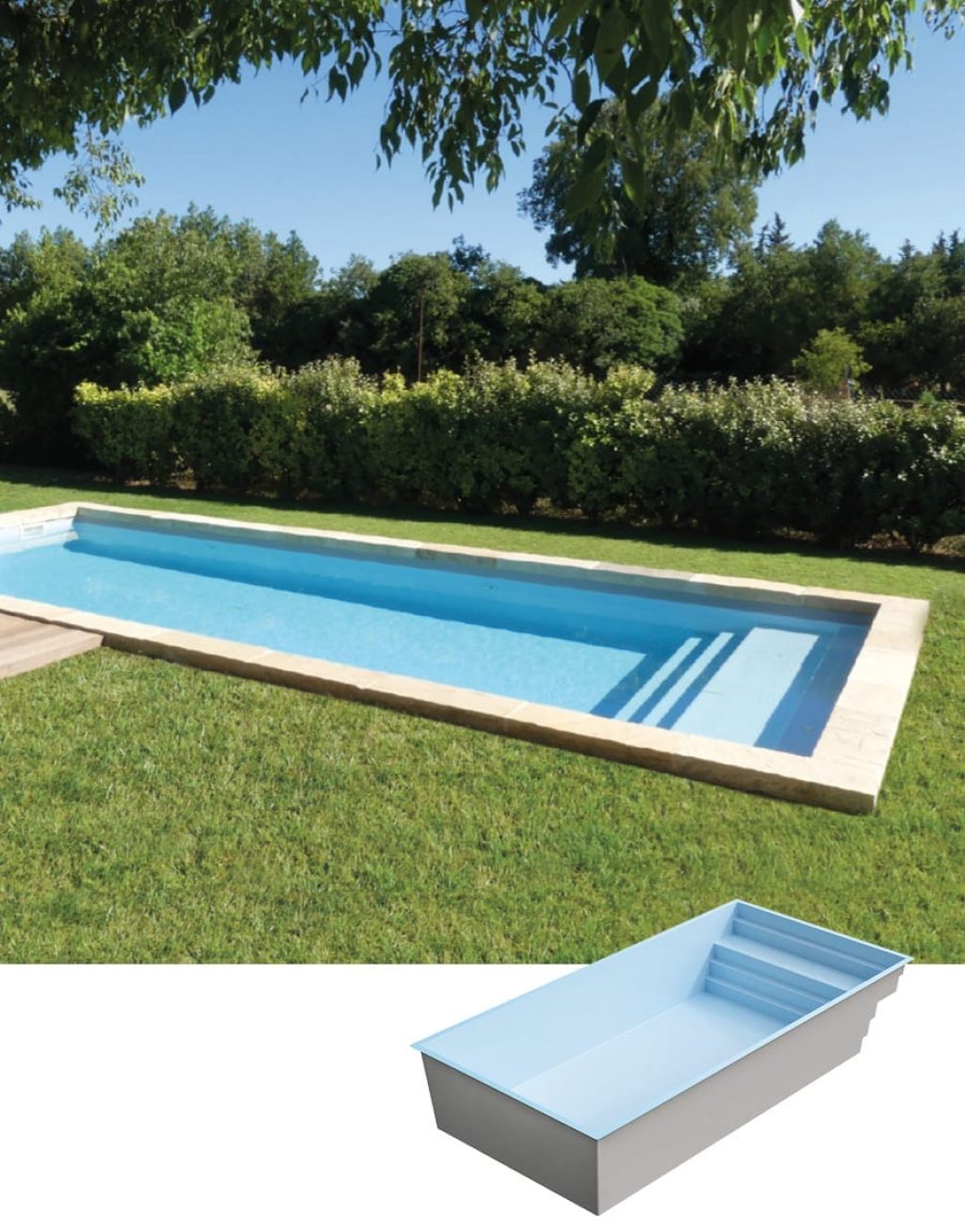 Piscine coque modèle BENDOR de GÉNÉRATION PISCINE