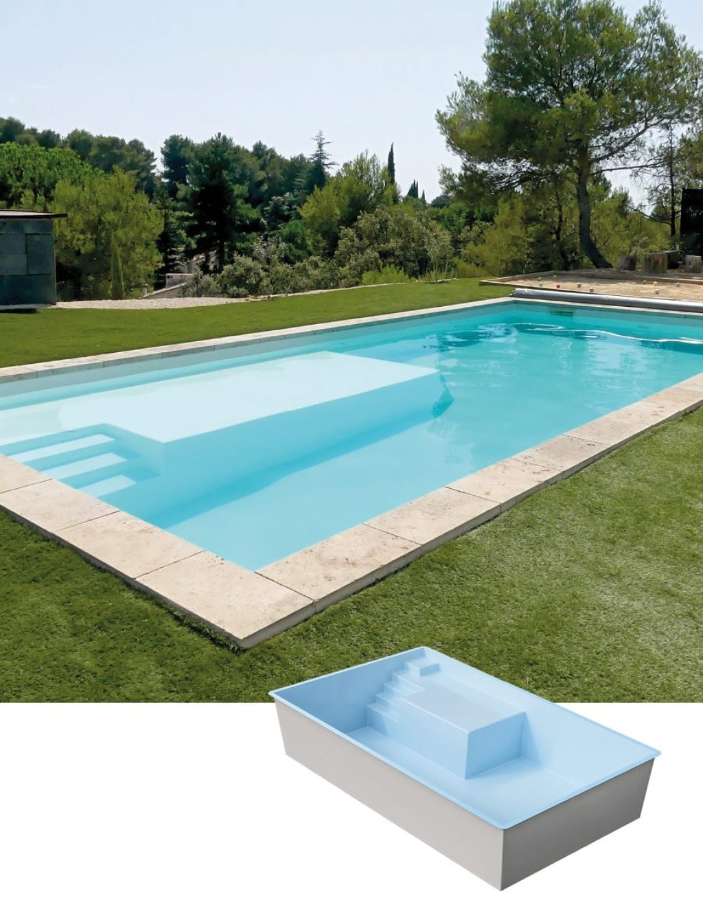 Piscine coque modèle CARRY PLAGE de GÉNÉRATION PISCINE