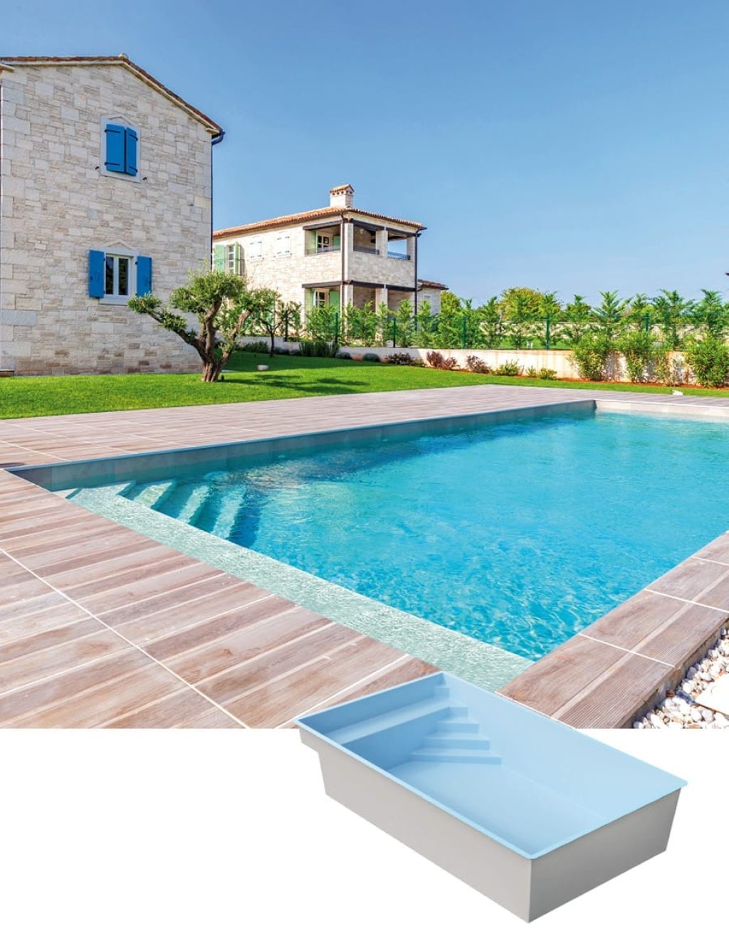 Piscine coque modèle EXTRA 90 de GÉNÉRATION PISCINE