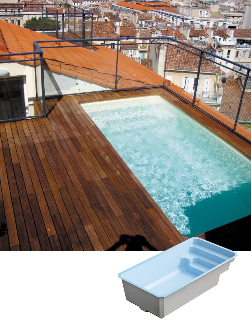 Piscine coque modèle GIENS de GÉNÉRATION PISCINE
