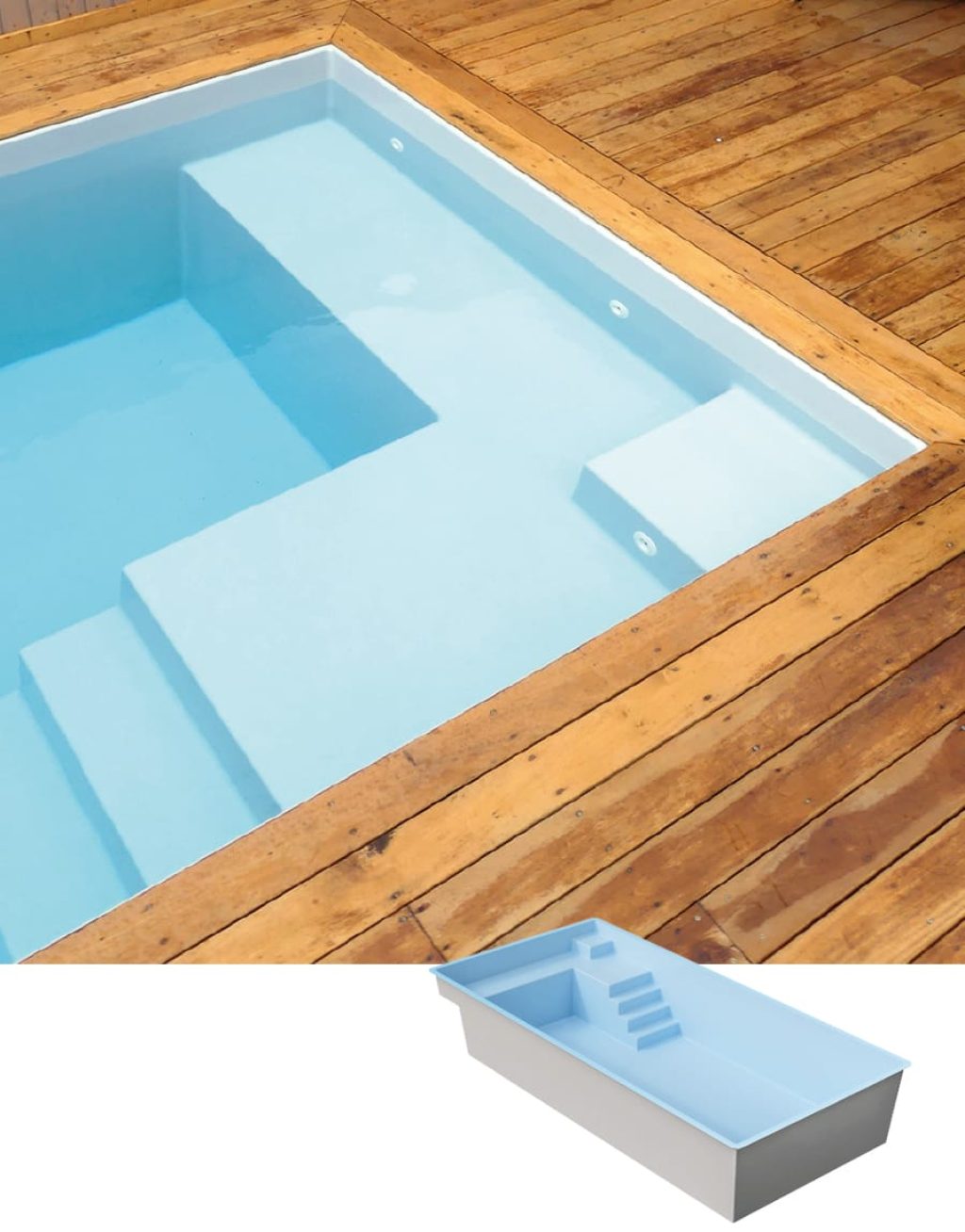 Piscine coque modèle MONT LOUIS de GÉNÉRATION PISCINE
