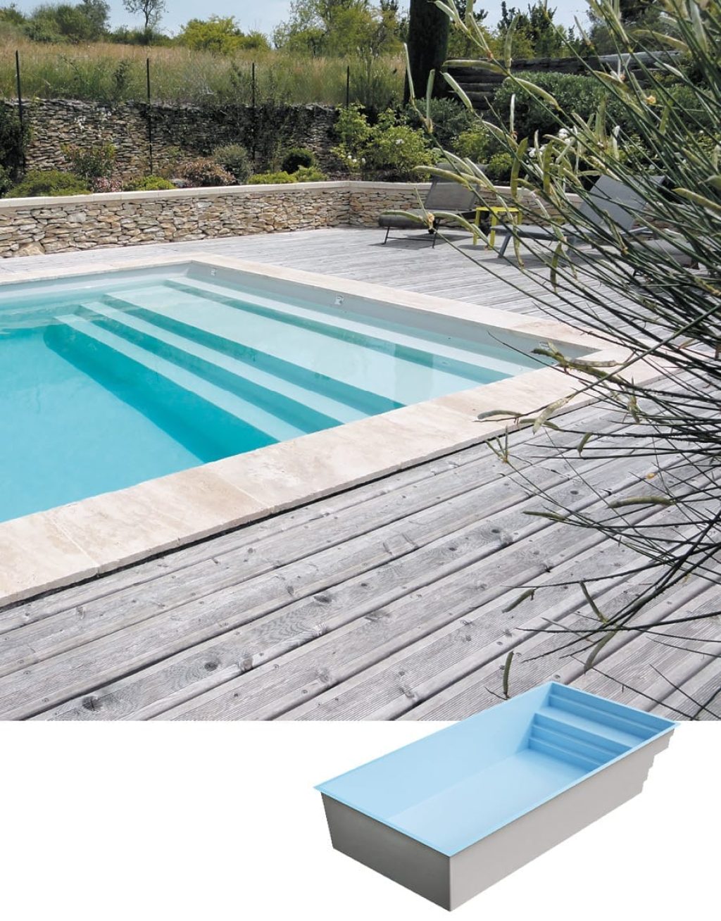 Piscine coque modèle SUGITON de GÉNÉRATION PISCINE