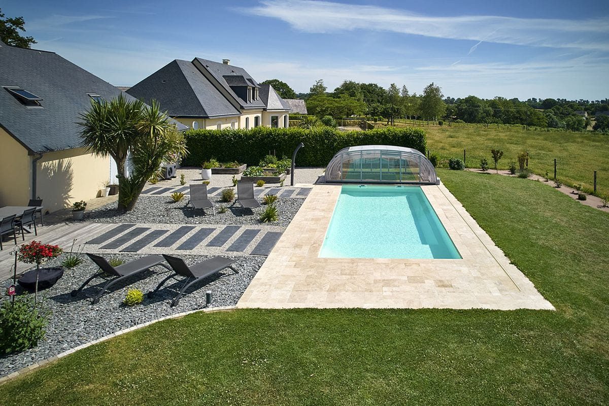 Construction de piscine - après - Bonheur Piscines